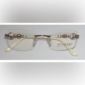 BVLGARI ivory gold Eye glasses, Authentic and New